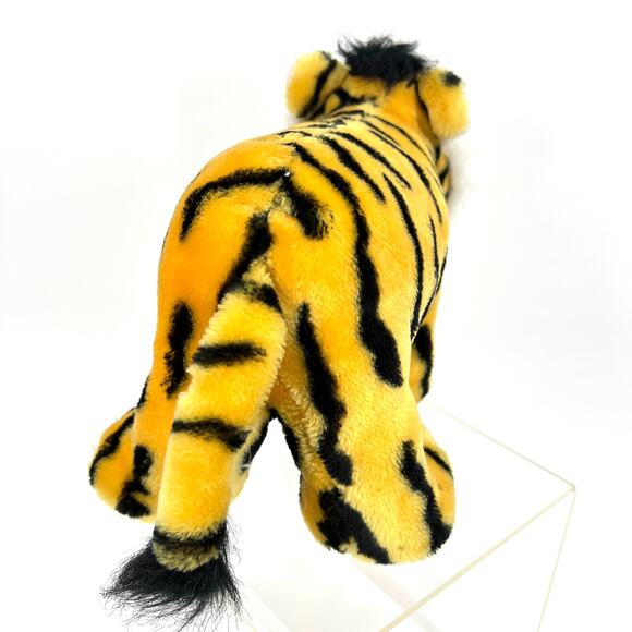 Squeezems Plush Tiger Vintage 1987 Korea Fundamental Zoo **No Sound** - Picture 5 of 10